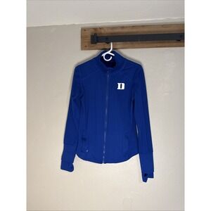 Duke Blue Devils Full Zip Track Jacket Royal Blue Colosseum Women's Large